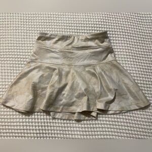 Old Navy - Girl’s Cream/Beige/White Abstract pattern Skort